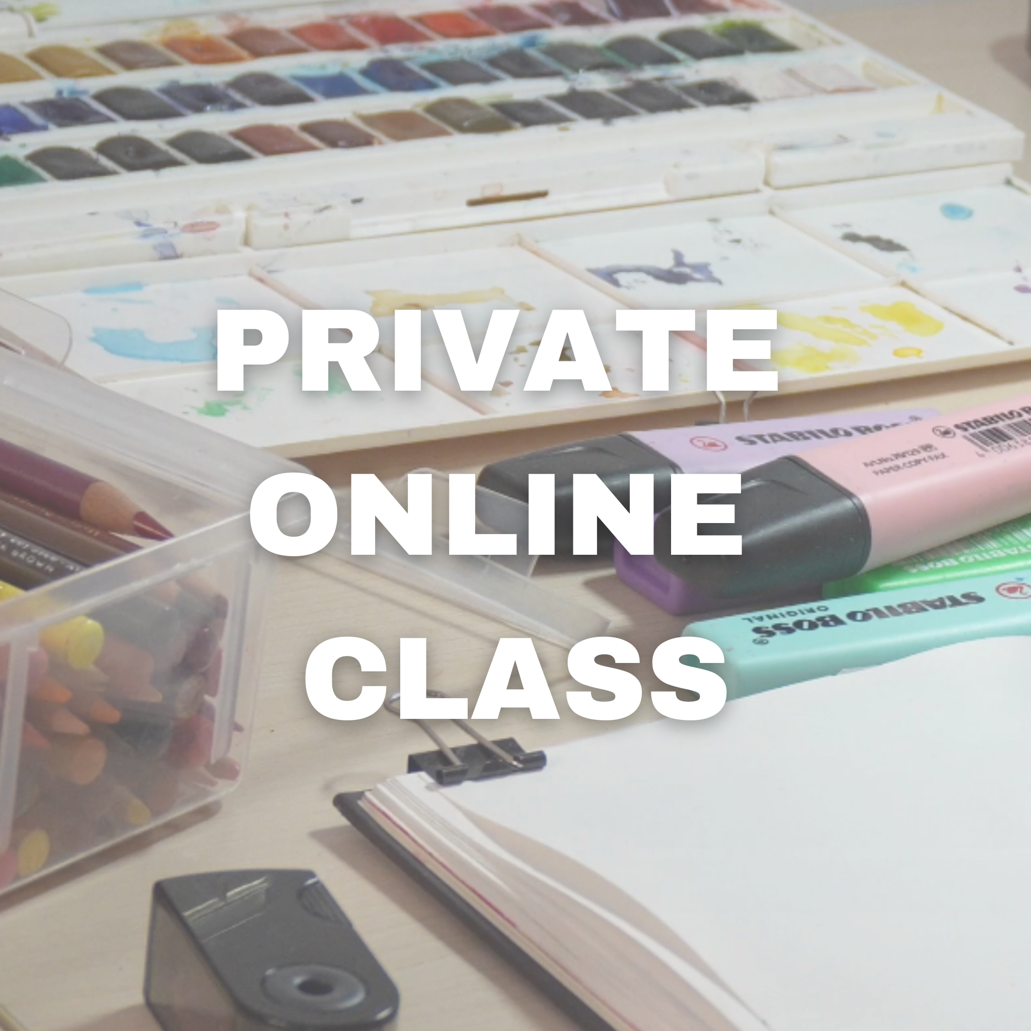 1:1 online class - Let's make art easy together